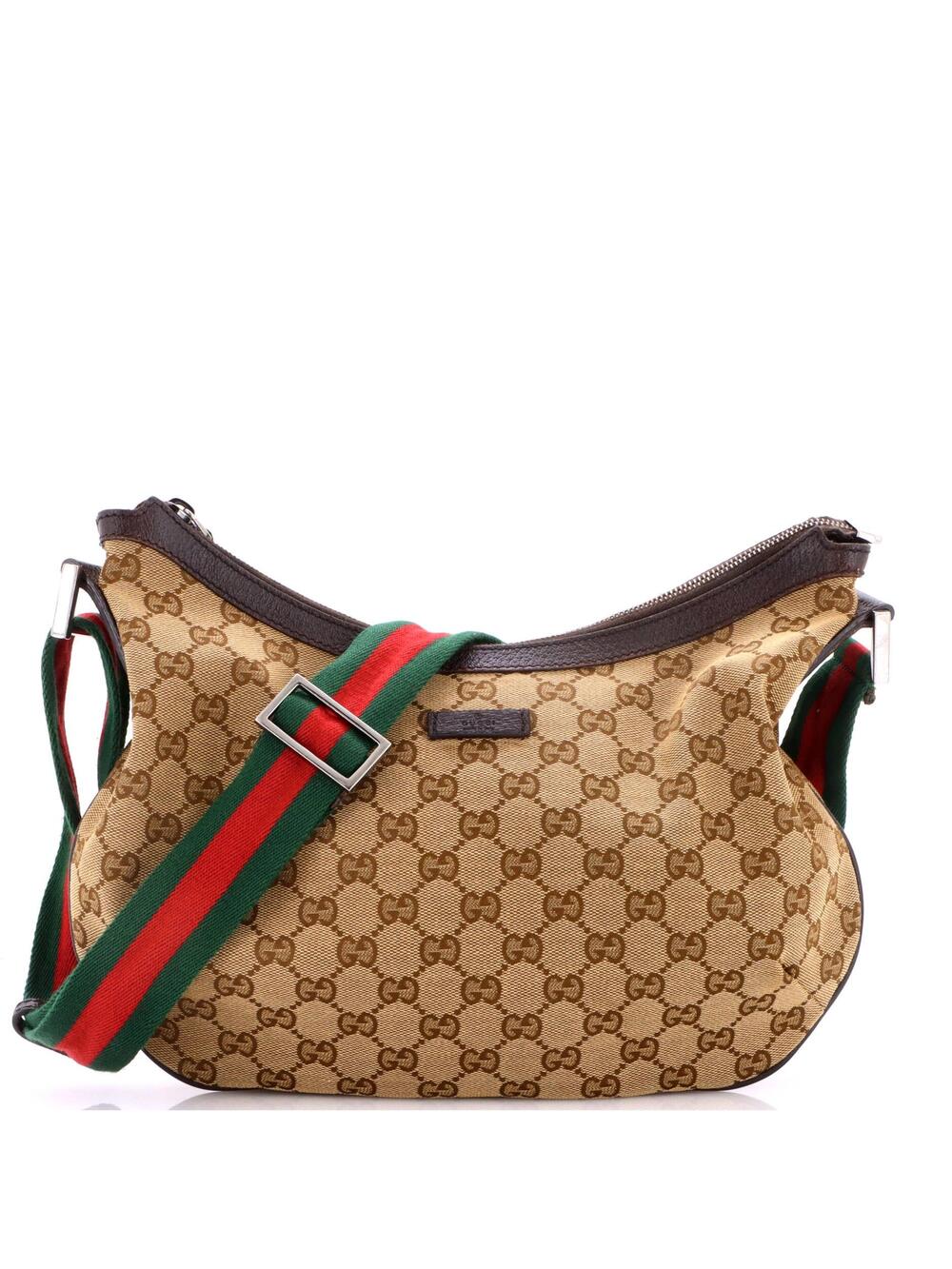 Gucci Saddle Zip Messenger Bag Gg #324455G10B